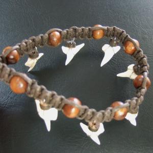 本物のサメの歯アンクレット - 27007esw